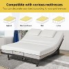 DOMETOUR Electric Ergonomic Adjustable Bed Base Queen Size, Independent Head and Foot Incline, Wireless Remote Control with Quiet Motor Grey - 4 of 4