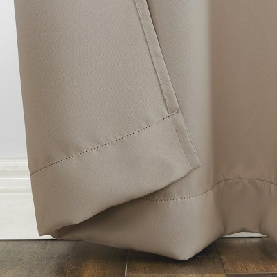 Stone Blackout Grommet Curtain Panel, 40" x 84" Polyester