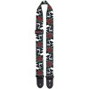 Perri's Skull & Roses Polyester Guitar Strap Black 2 in. - image 2 of 3