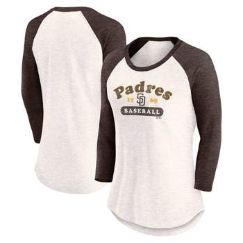 MLB San Diego Padres Women's 3 Qtr Fashion T-Shirt