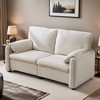 800LBS Down filled sofas, 60 inch minimalist sofa, with multiple colors in the living room - Leovsnove - 2 of 4