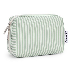 Narwey Small Striped Makeup Bag for Purse Mini Cosmetic Bag - 1 of 3