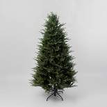 Aurio Pre-Lit LED Deluxe Kensington Fir Artificial Christmas Tree Multicolor Lights