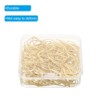 Unique Bargains Drop-Shaped Metal Prevent Tearing Pages Home Office Paper Clip 150 Pcs - 4 of 4