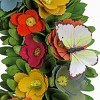 20" Artificial Spring Floral Butterfly Wreath - National Tree Company - 3 of 3