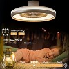 HUMHOLD 24 Inch Smart Ceiling Fan with Lights and Remote/APP Control - 4 of 4