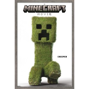 Trends International A Minecraft Movie - Creeper Feature Series Framed Wall Poster Prints - 1 of 4