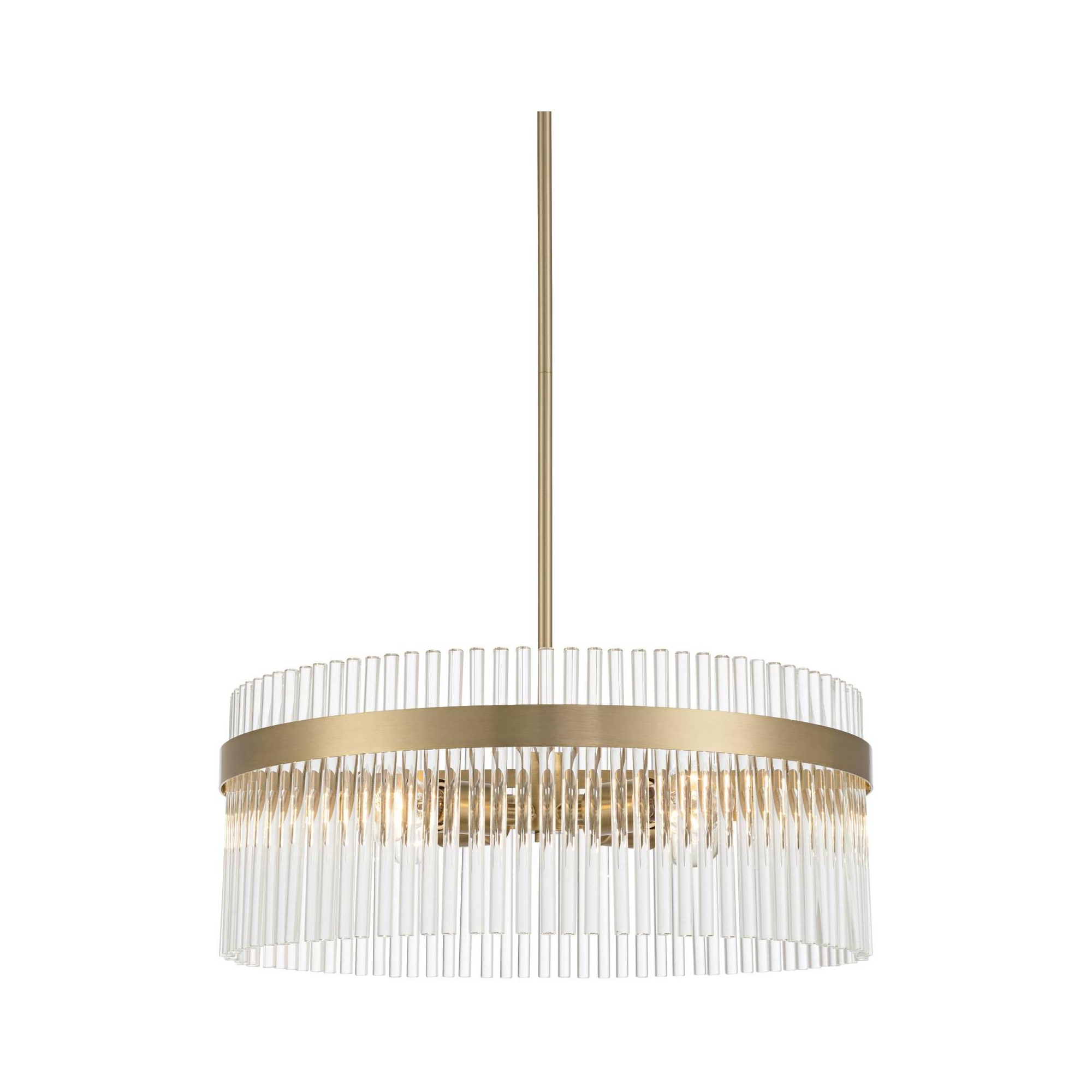 Possini Euro Design Possini Euro Thaisha 20" Wide Brass and Crystal 4-Light Chandelier