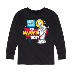 Boys' - 101 Dalmatians - Furever A Mamas Boy Long Sleeve Graphic T-Shirt - 1 of 4
