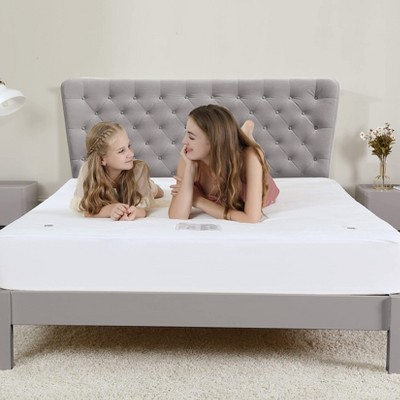 Heated Mattress Pad King Size 78x80 Inch, 4 Heating Levels and 10 Hours Auto Off Quilted Mattress Heating Pad Machine Washable