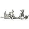 Adam & Friends Man & Woman Leisure Readers Sculpture | 2-Pack - 3 of 4