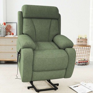 Velvet Power Lift Recliner Chair for Seniors, Adjustable Electric Reclining Lift Chair with Remote Control, Heavy Duty Small Space Recliner-Koiai - 1 of 4