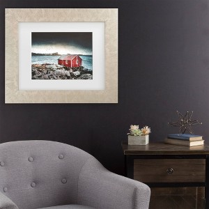 Trademark Fine Art Philippe Sainte Laudy Norwegian Texture Red Matted Framed Art - 1 of 4