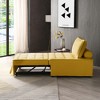 AZL1 Life Concept Sofas Concept Transformative Sofa Bed Transformative Multipurpose Furniture for Living Spaces, Yellow, 39"*78.3"*34.5" - 2 of 4
