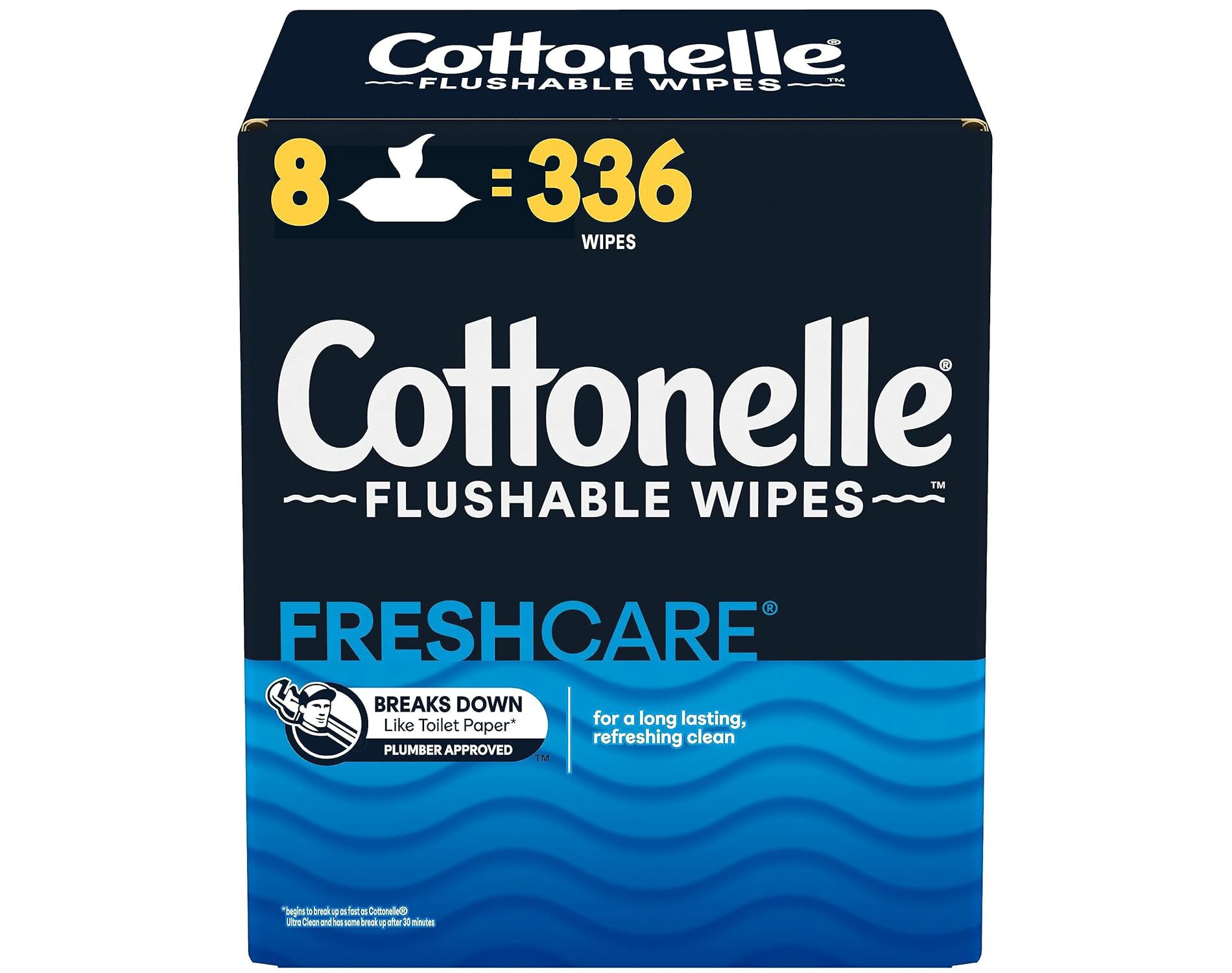 Cottonelle FreshCare Flushable Wipes, 336 Count