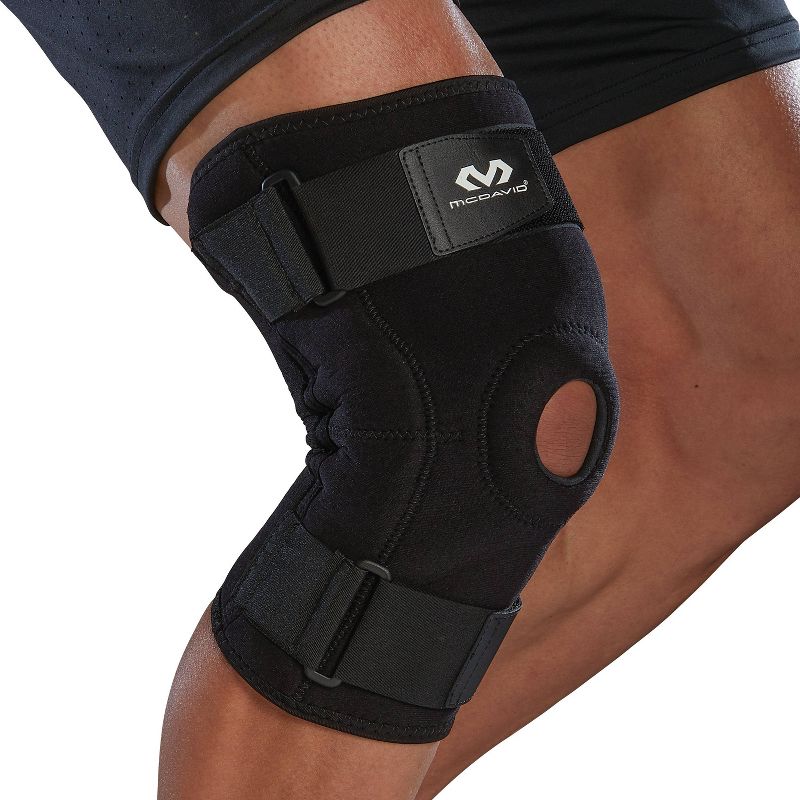 McDavid Sport Knee Brace with Hinges - Black - L/XL, 3 of 10