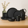 Rbied 12-Piece Stoneware Dinnerware Sets W/ Mugs, Microwave & Dishwasher Safe, Non-Toxic Dinner Plates Bowls Set, Matte Glaze Kitchenware for 3 - 2 of 4