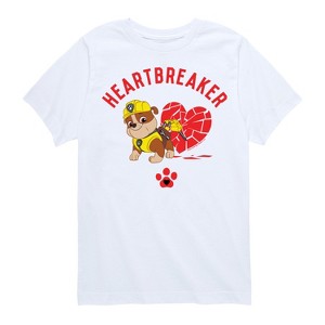 Boys' - Paw Patrol - Valentine's Heartbreaker Short Sleeve Graphic T-Shirt - 1 of 4