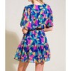 Women's A Printed Woven Mini Dress - FLYING TOMATO - 2 of 4