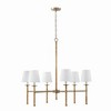 Capital Lighting Tulum 6 - Light Chandelier in  Matte Brass - 2 of 4