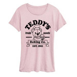 Women's - Instant Message - Teddys Baking Co Short Sleeve Graphic T-Shirt - 1 of 4
