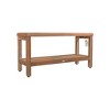 35" Eleganto ED1002 Wide Teak Shower Bench with Shelf - EcoDecors - 3 of 4