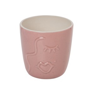 Totalee Gift Pink Face Planter Ceramic Pink - 1 of 2