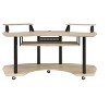CAVINAS Home Office Desk 71" Morden Music Desk with 2 Desk Shelves, Keyboard Tray for Study and Work - 2 of 4