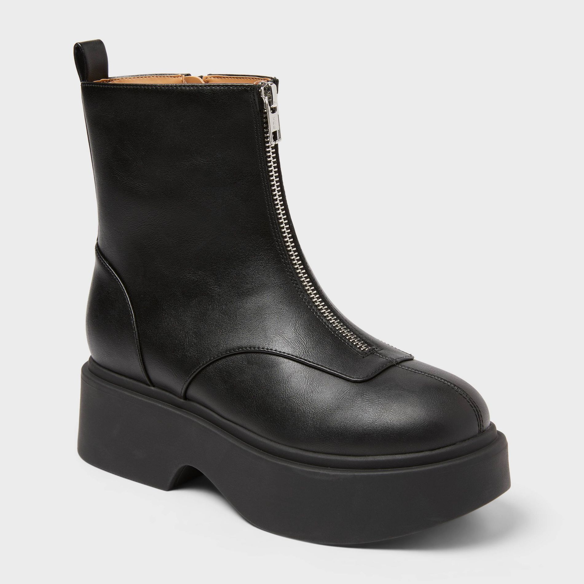 Women’s Honor Low Shaft Flat Boots with Memory Foam Insole – Wild Fable™ Black
