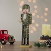 Northlight 15" Beige and Green Army Soldier in Fatigues Christmas Nutcracker - 2 of 4