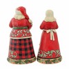 Jim Shore 8.0 Inch A Taste Of Christmas Highland Glen Santa And Mrs. Claus Figurine Sets - 2 of 3
