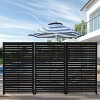 Dovelina Metal Outdoor Privacy Screen Freestanding Garden Privacy Screen - 2 of 4