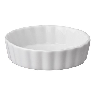 HIC Harold Import Co White Porcelain 5 Inch Round Ramekin