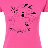 Women's - Pokémon - Pikachu Dex Fitted Graphic T-Shirt - 2 of 3