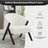 COZONY Mid Century Modern Accent Chair, Upholstered Armchair with Wood Frame for Living Room and Bedroom - 3 of 4