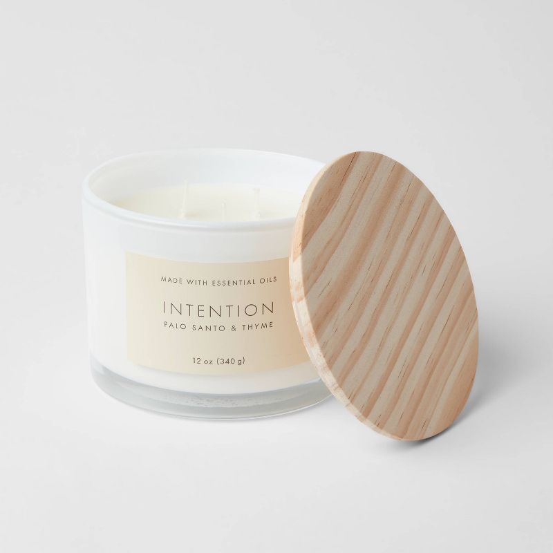 Wood Lidded Glass Wellness Intention Candle - Threshold™, 4 of 8