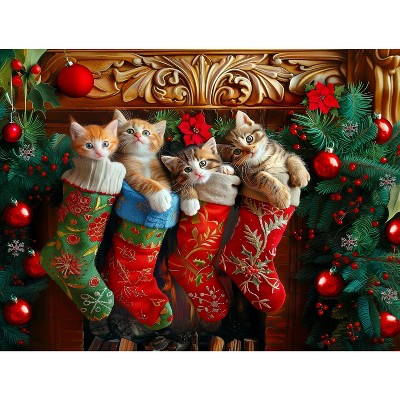 Sunsout Christmas Surprise 300 pc  Christmas Jigsaw Puzzle 77076