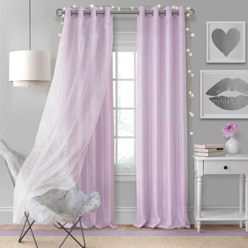 Sparkle voile store curtains