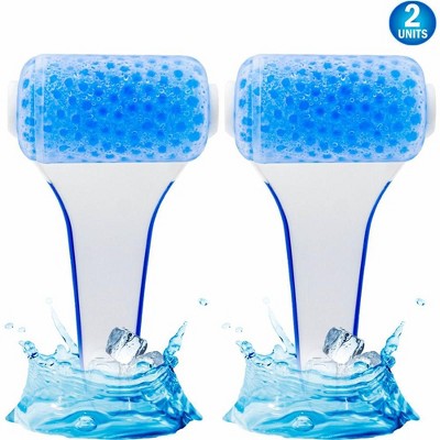 5 Star Super Deals Ice Roller for Face Eye Cold Therapy & Skin Gel Solution Roller Ice Facial Roller for Puffy Eyes, Shrink Pores Skin Care Tool 2pc