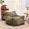 CAVINAS Giant Bean Bag Chair with Arms,Corduroy Gaming Bean Bag Chairs for Adults,Lounge Chair Indoor for Living Room,Dorm,Living Room Furniture - 2 of 4