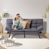 Vipbear 71" Foldable  Sofa Bed, Memory Foam Sleeper Sofa, Modern Folding Small Recliner for Living Room, Office, Apartment - 2 of 4