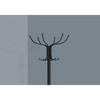 TiramisuBest Black Metal Free - Standing Coat Rack Hall Tree: 74" Tall with 11 Hooks, Ideal for Entryway & Bedroom, Contemporary Modern Design! - 4 of 4