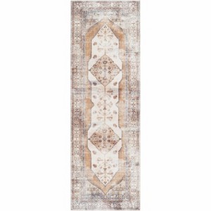 Hauteloom Arncliffe Vintage Flat Pile Washable Rug - 1 of 4