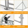 Chicken Coop, Large Metal Walk-in Poultry Cage - Hen House with Reinforcement & Waterproof Cover, Double Lockable Doors for Outdoor - 3 of 4