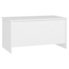 vidaXL Coffee Table White 40.2"x21.9"x20.7" Engineered Wood - 3 of 4