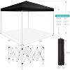 10x10ft Easy Pop-Up Canopy, Outdoor Screen Tent with Mosquito Netting, 2 Zipper Doors, and Roller Bag for Yard Camping Picnic Party Events - 4 of 4
