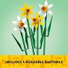 LEGO Daffodils Celebration Gift, Yellow and White Daffodil Room Decor 40747 - image 3 of 4
