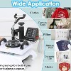 KRISRATE 12" x 10" Heat Press Machine for T Shirts Pillows Bags Mats, Multifunction Shirt Press Machine, Digital Heat Transfer,Heats Evenly,Never Fade - 2 of 4