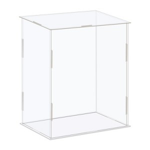 Unique Bargains Acrylic Assembly Dustproof Collectibles Showcase with lid - 1 of 3