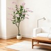 Artificial Floral Tree – Realistic Faux Blossom Potted Plant for Indoor Home/Office/Living Room Decor - 2 of 4